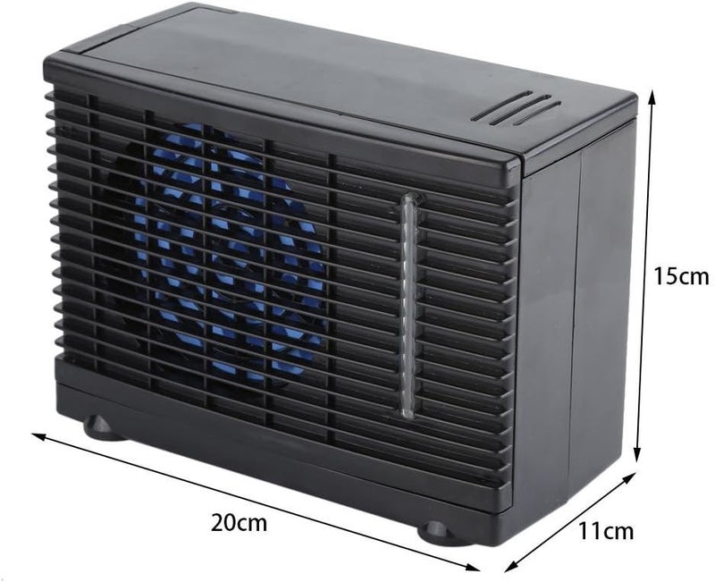 woobles Car Air Conditioner Fan, Car Cooling Fan, Portable Air Cooler Universal DC 12V Mini Air Conditioner Fan, Suitable For Installation In Car Trucks Buses And Other Vehicles To Bring Cool - Image 3